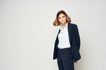 business woman standing with folded arms crossed