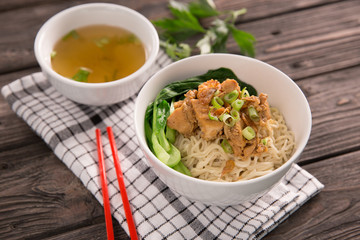 mie or bakmi ayam