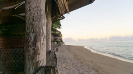 Watching of sunset from fale in Samoa © Michaela