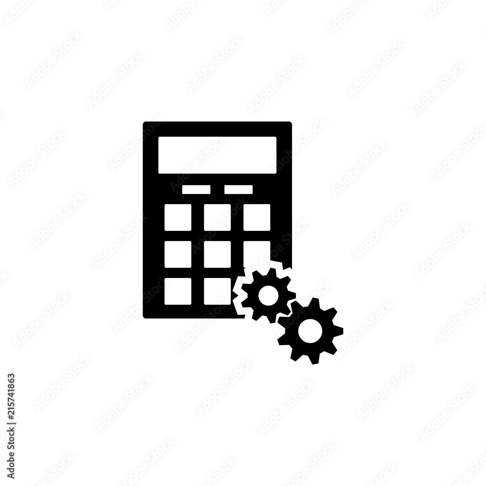 Poster computational mechanism icon. element of engineering icon. premium quality graphic design icon. sign