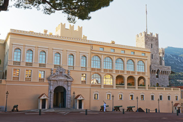 Fototapeta na wymiar Monaco Prince's Palace