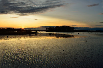   Сохранить Скачать изображение для предпросмотра Fishing for pike, fishing at the Rybinsk reservoir