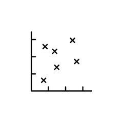 Naklejka premium stock chart line icon. Element of chart icon for mobile concept and web apps. Thin line stock chart icon can be used for web and mobile. Premium icon