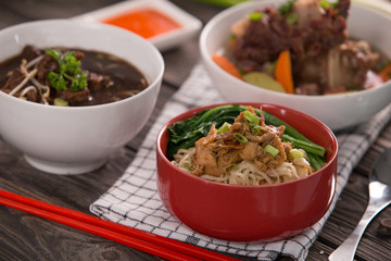 mie or bakmi ayam