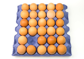 empty hole on egg container