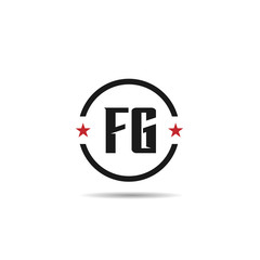 Initial Letter FG Logo Template Design