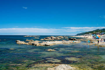 Fototapeta premium キレイな海の笹川流れ