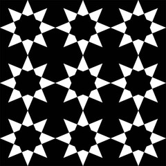 Islamic geometric seamless pattern