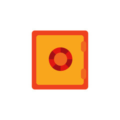 Safety Deposit Box Finance Logo Icon Design