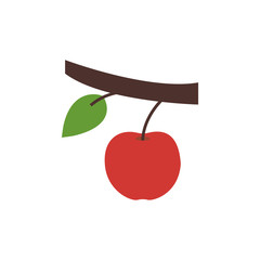 Fruit Gardening Logo Icon Design
