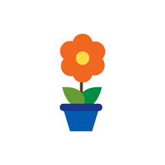 Flower Gardening Logo Icon Design