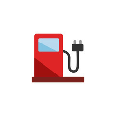 Power Gas Station Logo Icon Design