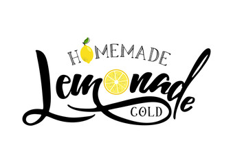 lemonade lettering sign - obrazy, fototapety, plakaty