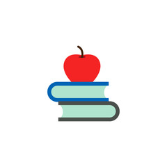 Fruit School And Education Logo Icon Design