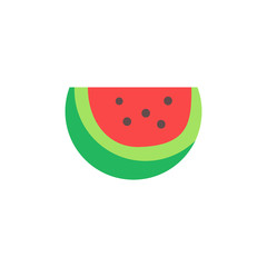 Watermelon Summer Holiday Logo Icon Design