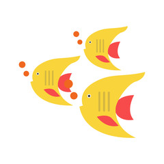 Fish Summer Holiday Logo Icon Design