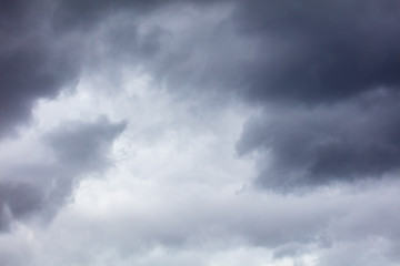 Clouds before the rain as a background