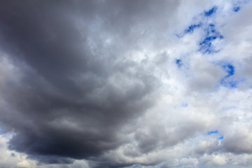 Fototapeta premium Clouds before the rain as a background