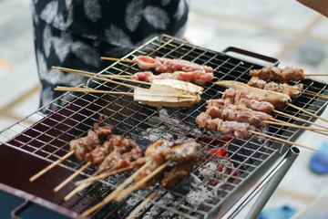 Grilled on family vacation On Holidays