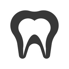 tooth, healthcare and medical related solid icon