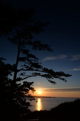 Naklejka premium Abend bei Perros-Guirec, Bretagne