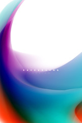 Holographic fluid colors flow, colorful liquid mixing colours motion concept