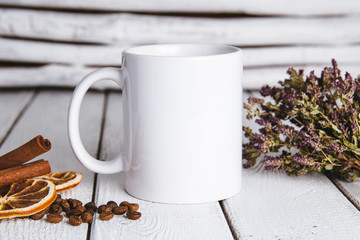 White mug mockup