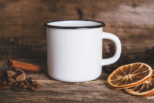 Enamel Mug Mockup