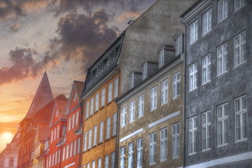 Nyhavn is the old harbor of Copenhagen