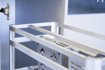 Organizers for kitchen utensils. Furniture accessories. Built in equipment.