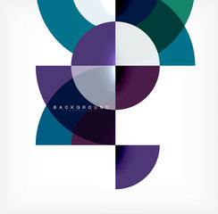Modern circle abstract background