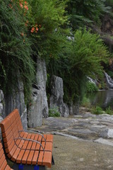 Scenic Rest by the Pond