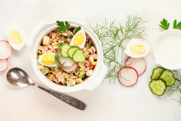 Russian Okroshka.