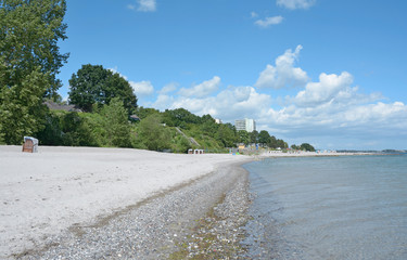 Strand im Ostseebad Sierksdorf in der Lübecker Bucht,Schleswig-Holstein,Deutschland