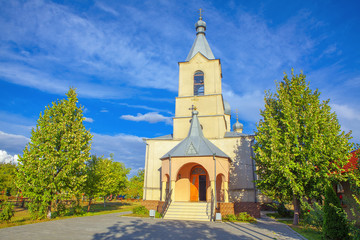 little church in village