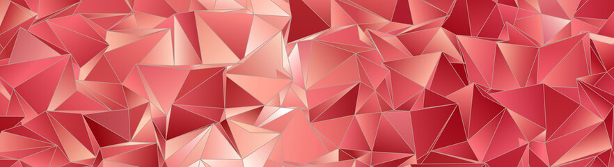Fototapeta premium wallpaper polygonal triangle geometric background