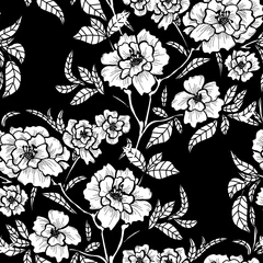 Foto op Canvas floral seamless pattern © Chantal
