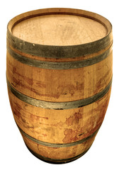 Obraz premium tonneau, fond blanc 