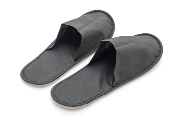 black slipper shoes