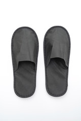 black slipper shoes