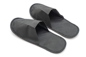 black slipper shoes