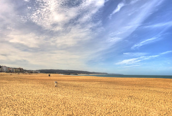 Fototapeta na wymiar Nazaré, seaside resort, Portugal