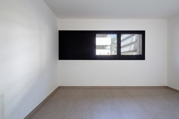 Interior of modern apartment, nobody inside, empty space