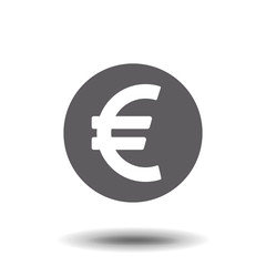 Euro currency symbol icon. Vector