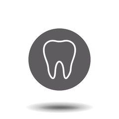 Tooth Icon vector flat