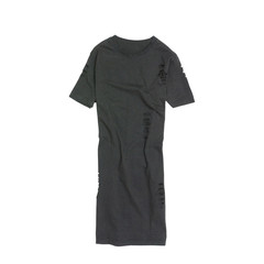 Little black dress on a white background. Isolate. Fashionable concept