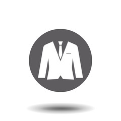 Suit icon vector