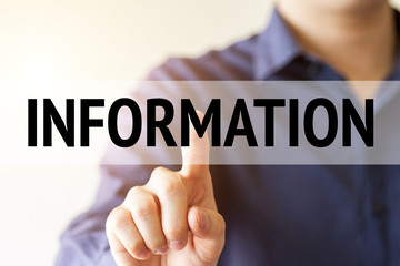 business man pointing something