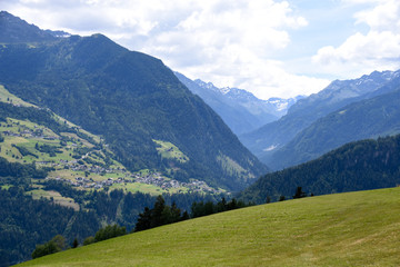 Fototapeta na wymiar Landschaftidyll - Alpen