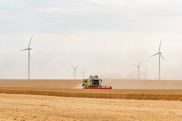 Combine agriculture harvest farming